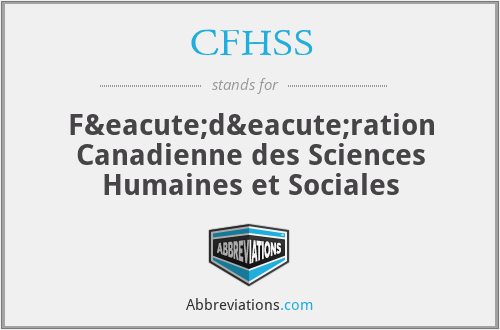CFHSS - Fédération Canadienne des Sciences Humaines et Sociales