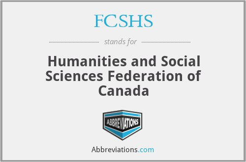 FCSHS - Humanities and Social Sciences Federation of Canada