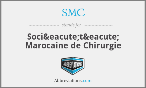 SMC - Société Marocaine de Chirurgie