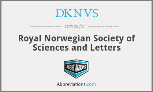 DKNVS - Royal Norwegian Society of Sciences and Letters