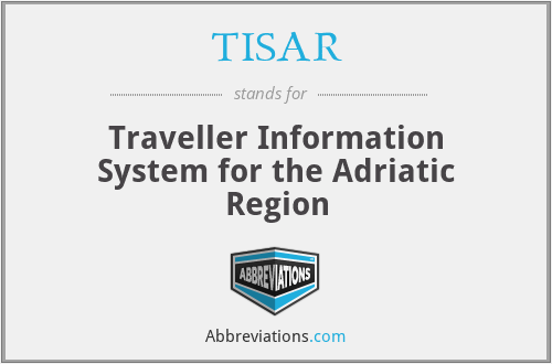 TISAR - Traveller Information System for the Adriatic Region