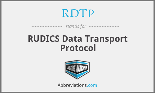 RDTP - RUDICS Data Transport Protocol