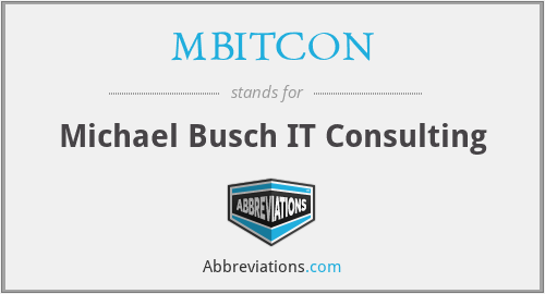 MBITCON - Michael Busch IT Consulting