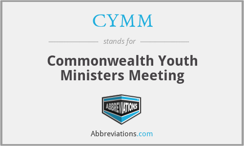 CYMM - Commonwealth Youth Ministers Meeting