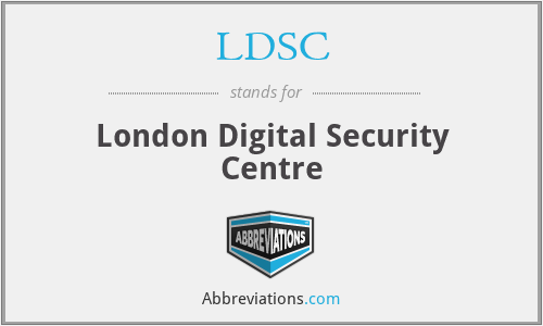 LDSC - London Digital Security Centre