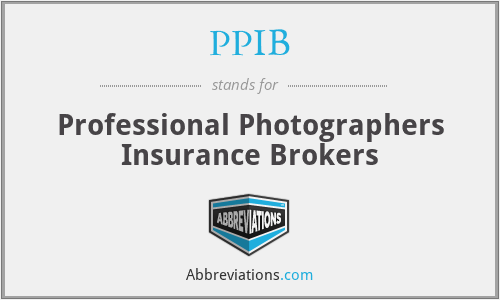 PPIB - Professional Photographers Insurance Brokers