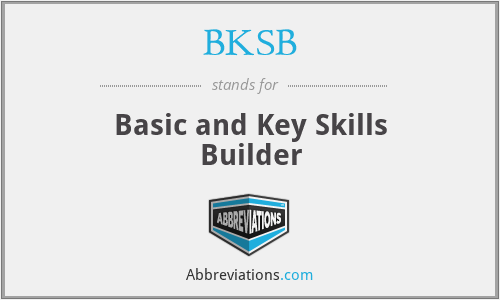 BKSB - Basic and Key Skills Builder