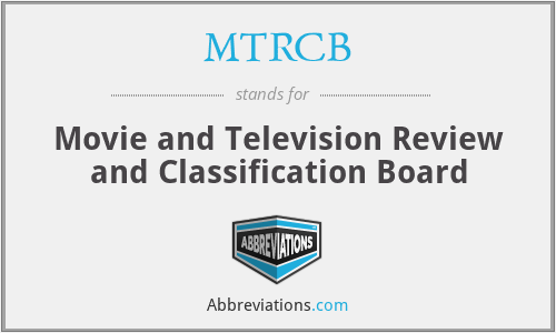 MTRCB - Movie and Television Review and Classification Board
