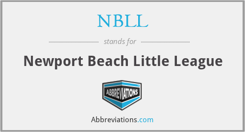 NBLL - Newport Beach Little League