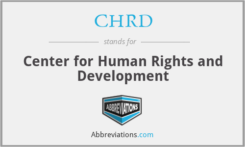 CHRD - Center for Human Rights and Development