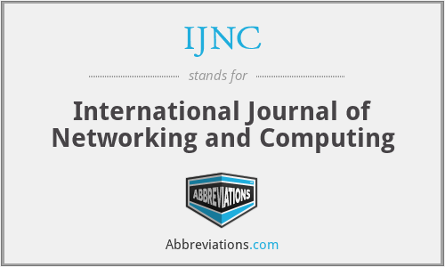 IJNC - International Journal of Networking and Computing