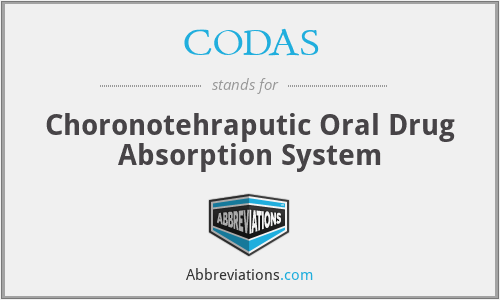 CODAS - Choronotehraputic Oral Drug Absorption System