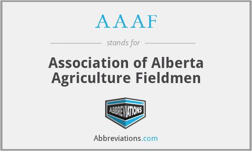 AAAF - Association of Alberta Agriculture Fieldmen