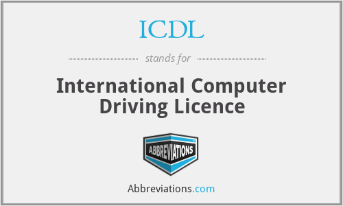 ICDL - International Computer Driving Licence