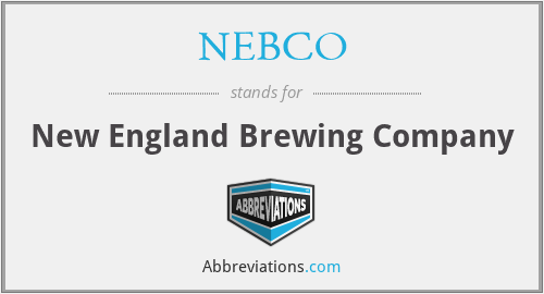 NEBCO - New England Brewing Company