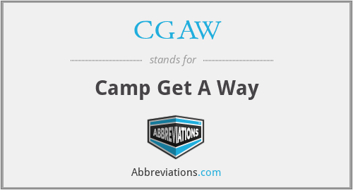 CGAW - Camp Get A Way