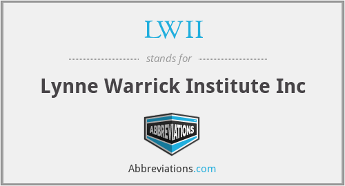 LWII - Lynne Warrick Institute Inc