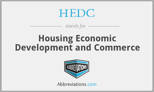 HEDC - Housing Economic Development and Commerce