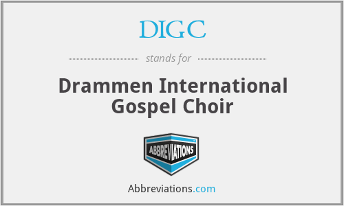 DIGC - Drammen International Gospel Choir