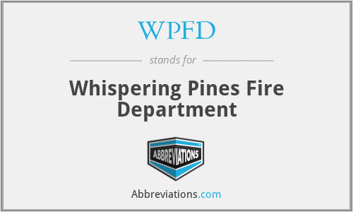 WPFD - Whispering Pines Fire Department