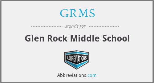 GRMS - Glen Rock Middle School