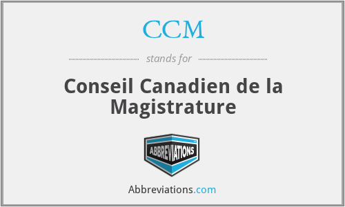 CCM - Conseil Canadien de la Magistrature