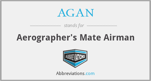 AGAN - Aerographer's Mate Airman