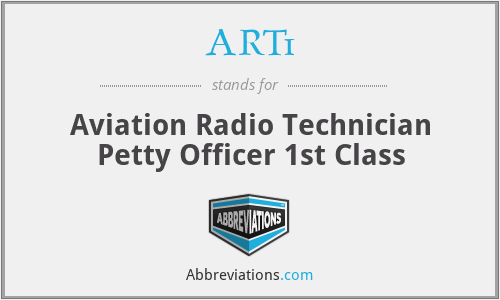 ART1 - Aviation Radio Technician Petty Officer 1st Class