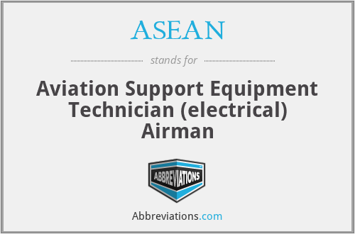ASEAN - Aviation Support Equipment Technician (electrical) Airman