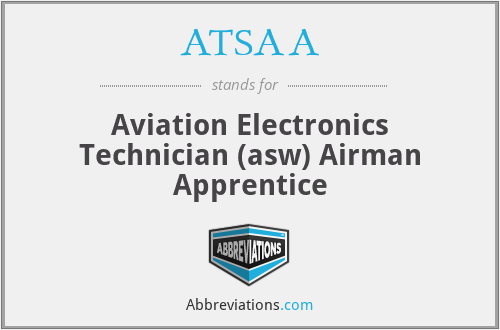 ATSAA - Aviation Electronics Technician (asw) Airman Apprentice