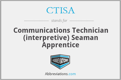 CTISA - Communications Technician (interpretive) Seaman Apprentice