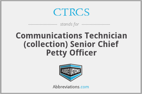 CTRCS - Communications Technician (collection) Senior Chief Petty Officer