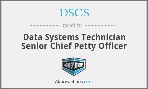 DSCS - Data Systems Technician Senior Chief Petty Officer