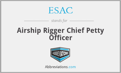ESAC - Airship Rigger Chief Petty Officer