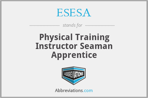 ESESA - Physical Training Instructor Seaman Apprentice