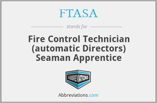 FTASA - Fire Control Technician (automatic Directors) Seaman Apprentice