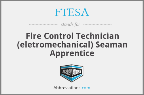 FTESA - Fire Control Technician (eletromechanical) Seaman Apprentice