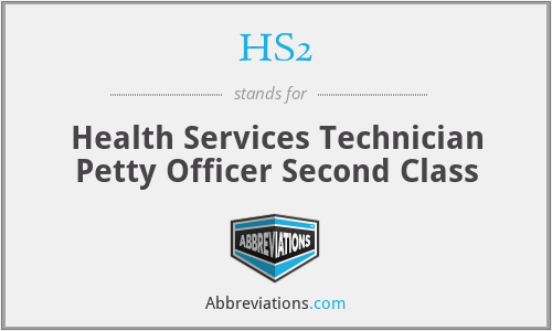 HS2 - Health Services Technician Petty Officer Second Class