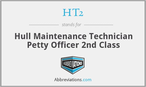 HT2 - Hull Maintenance Technician Petty Officer 2nd Class