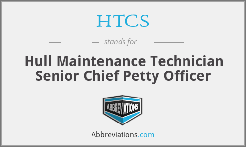 HTCS - Hull Maintenance Technician Senior Chief Petty Officer