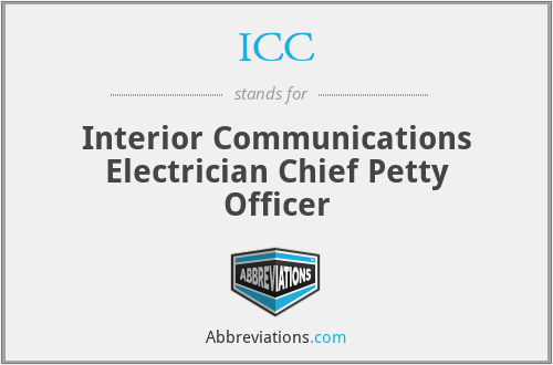 ICC - Interior Communications Electrician Chief Petty Officer