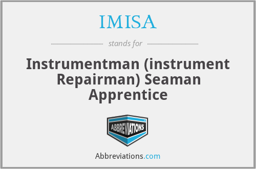 IMISA - Instrumentman (instrument Repairman) Seaman Apprentice