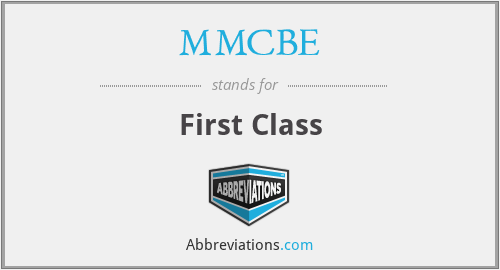 MMCBE - First Class