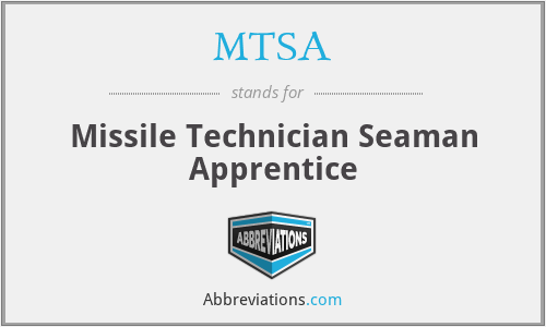 MTSA - Missile Technician Seaman Apprentice
