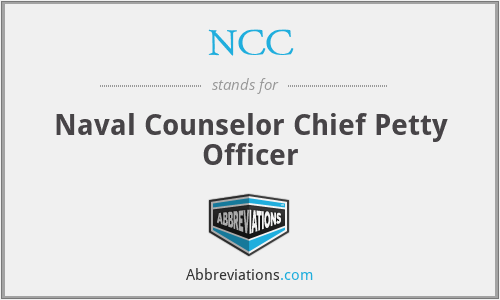 NCC - Naval Counselor Chief Petty Officer
