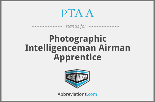 PTAA - Photographic Intelligenceman Airman Apprentice