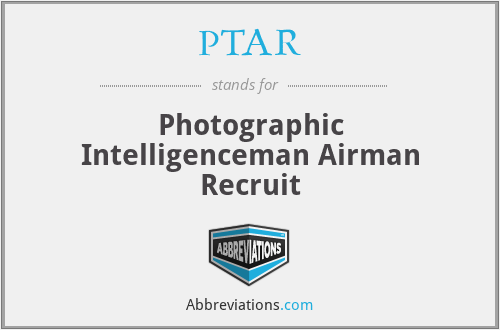 PTAR - Photographic Intelligenceman Airman Recruit