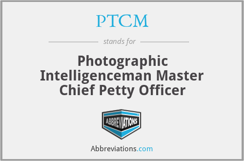 PTCM - Photographic Intelligenceman Master Chief Petty Officer