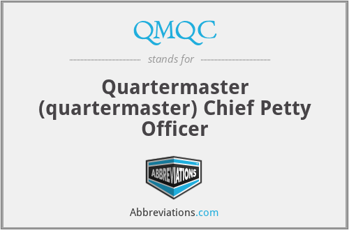 QMQC - Quartermaster (quartermaster) Chief Petty Officer