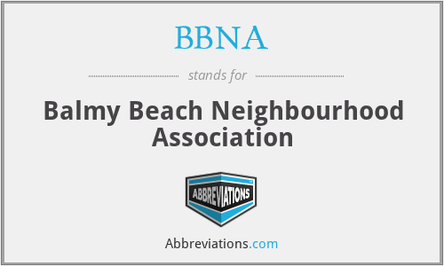 BBNA - Balmy Beach Neighbourhood Association